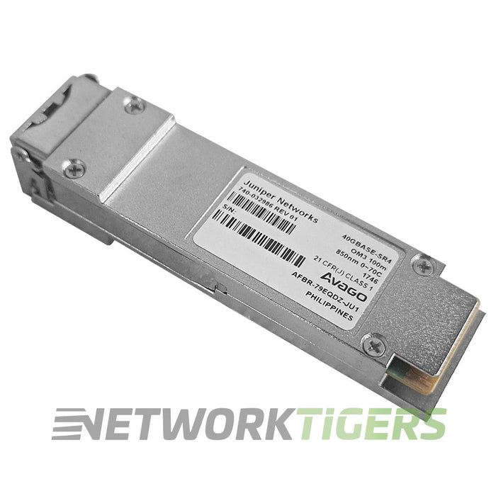 Juniper 740-032986 QFX-QSFP-40G-SR4 OM3 850nm MMF 100m QSFP+ Transceiver