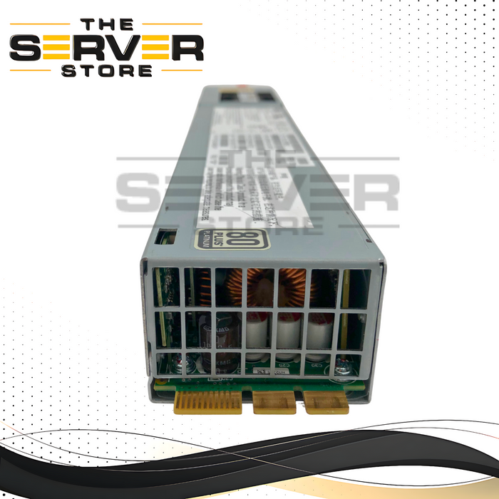 Juniper 850W 80+ Platinum Hot-Swap AC Power Supply for QFX5100 & QFX5200 Switches. AFO (Front-to-Back Airflow). P/N: 740-053352, FSC048-4C0, JPSU-850W-AC-AFO.