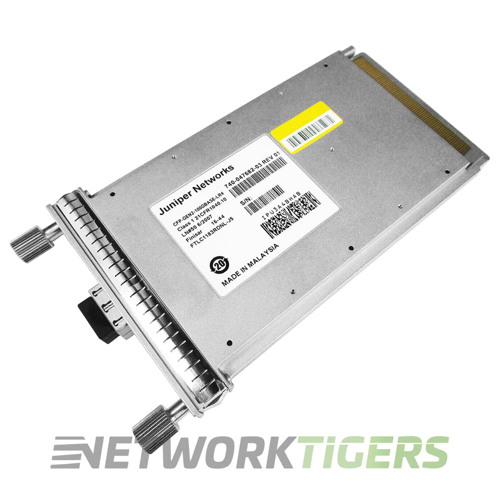 Juniper CFP-GEN2-100GBASE-LR4 100GB BASE-LR4 1310nm SMF CFP Transceiver