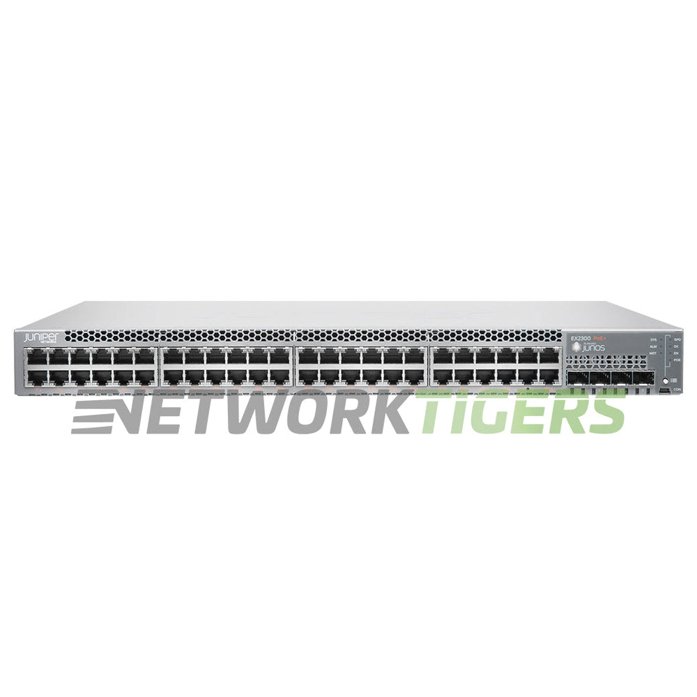 Juniper EX2300-48P EX2300 Series 48x 1GB PoE+ RJ45 4x 10GB SFP+ Switch