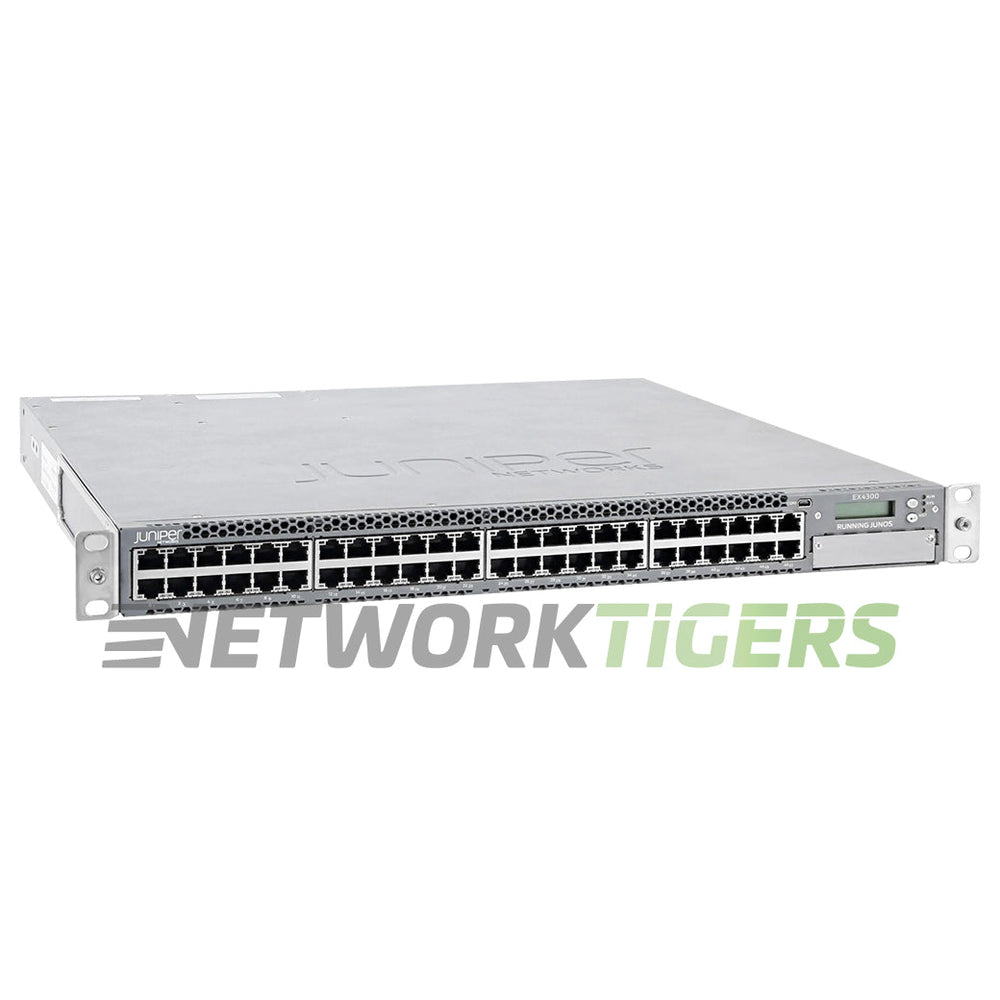 Juniper EX4300-48T-TAA 48x 1GB RJ-45 4x 40GB QSFP+ F-B Airflow AC Switch