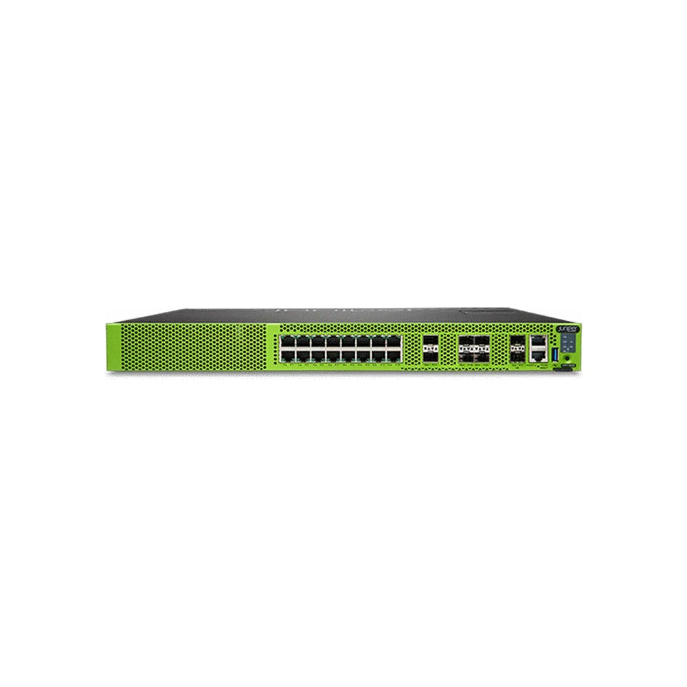 Juniper High Availability Firewall Intrusion Prevention 16 Port 10/100/1000Base-T 10GBase-X 25 Gigabit Ethernet 24 Gbit/s Firewall - SRX1600-AC