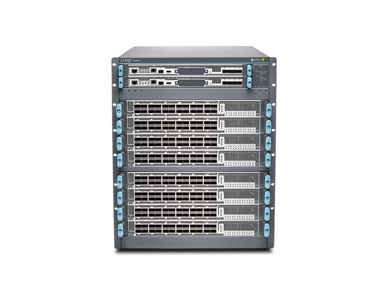 Juniper MX10008 8-Slots Support High-density 100GbE and 400GbE Line cards 3x DC Power Supplies Enterprise Grade Router Chassis - MX10008-BASE-DC