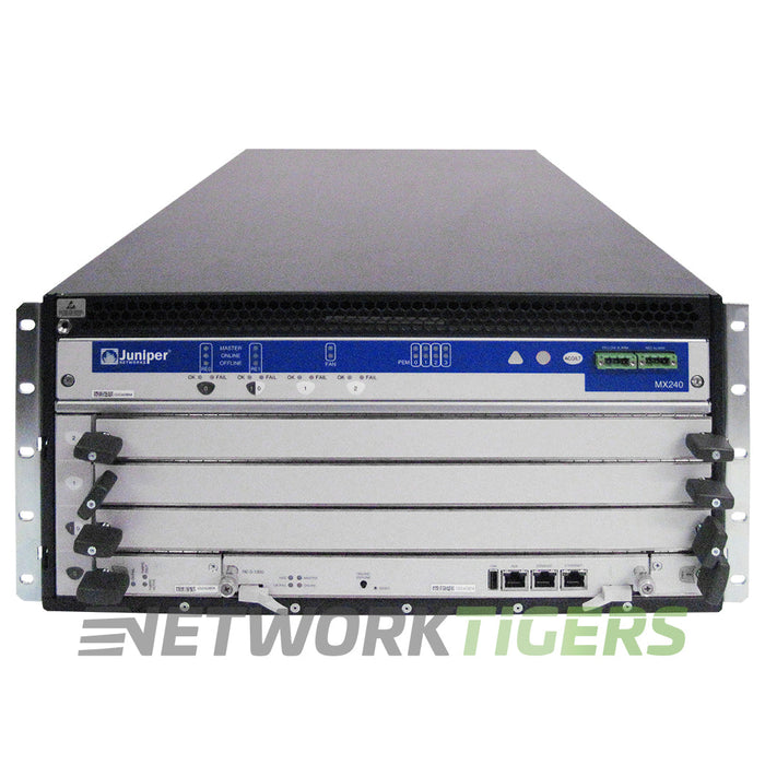 Juniper MX240BASE-AC-HIGH MX Series Router Bundle w/ SCB