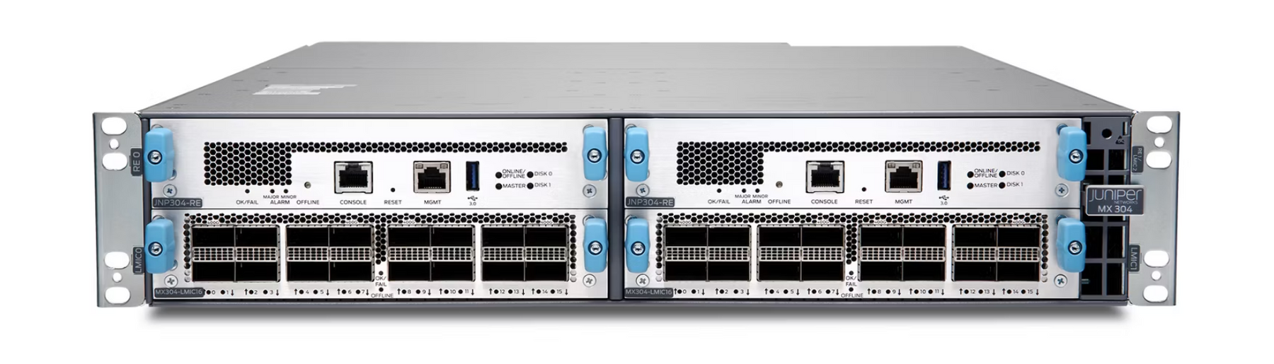 Juniper MX304 Base Chassis Bundle – High-Performance Modular Router with RE, Fans & Power Supplies