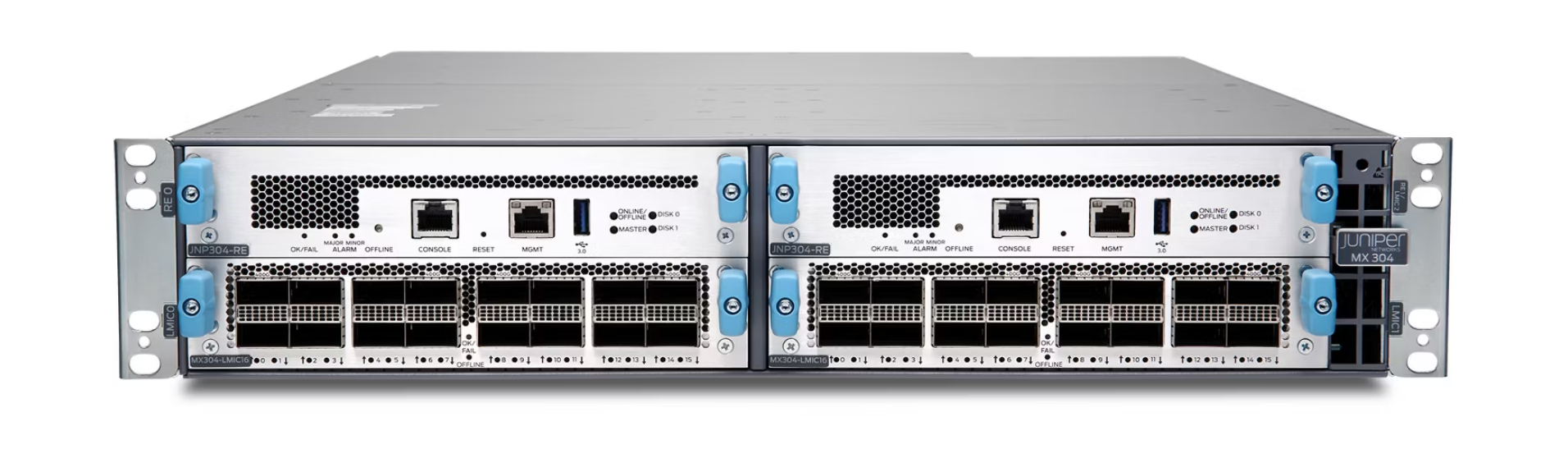Juniper MX304 Base Chassis Bundle – High-Performance Modular Router with RE, Fans & Power Supplies