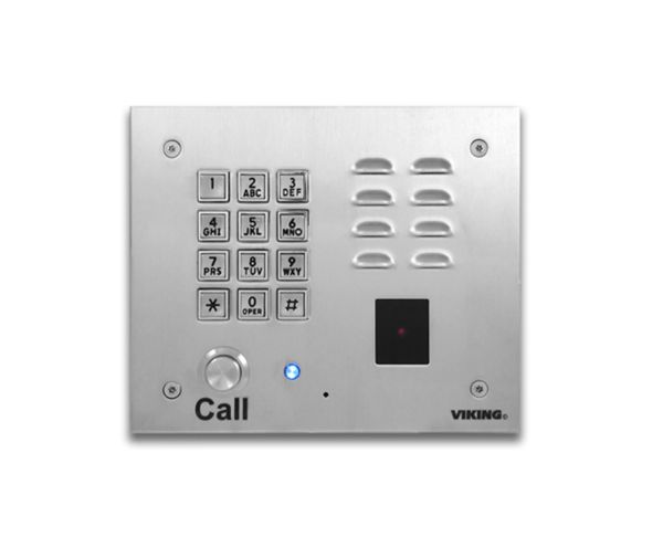 K-1770-IP - Viking VoIP Entry Phone with Keypad and Card Reader