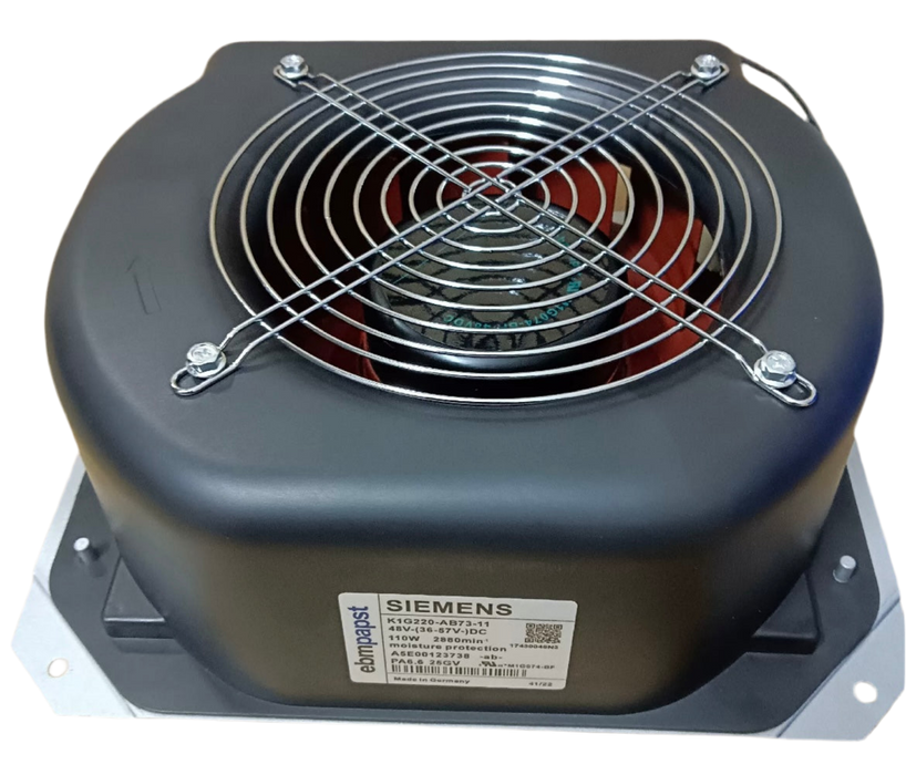 K1G220-AB73-11 A5E00123738 ebmPapst Inverter Cooling Fan For Siemens 48V 110W 6SL3162-0AM00-0AA0