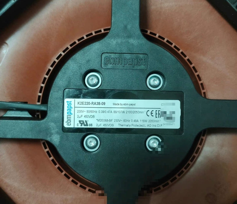 ebm-Papst K2E220-RA38-09 AC Axial Fan 230V 116W 2050RPM