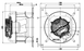 K3G355-AY43-22 ebmpapst Centrifugal fan 1.4KW 6.0A 2450rpm