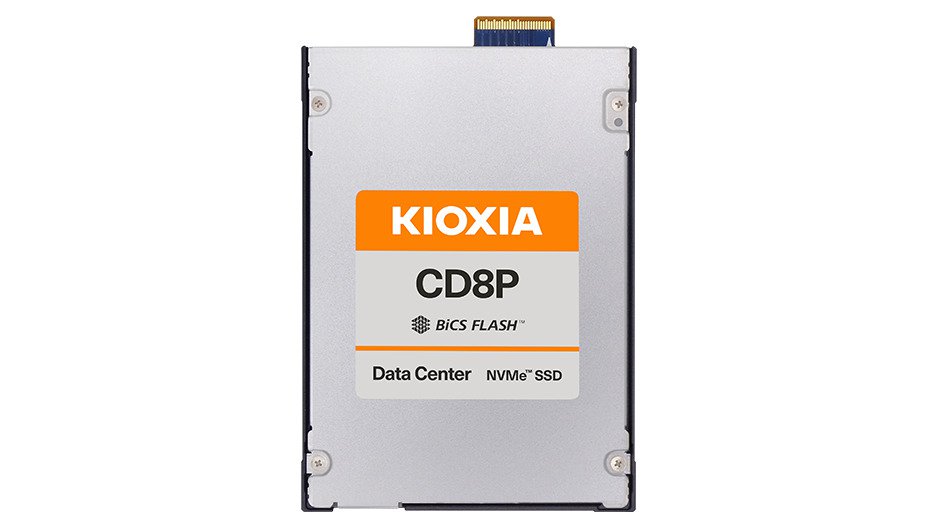 Kioxia CD8P-V KCD8XPJE1T60 1.56TB PCIe 5.0 x4 11.72GB/s Read E3.S Solid State Drive