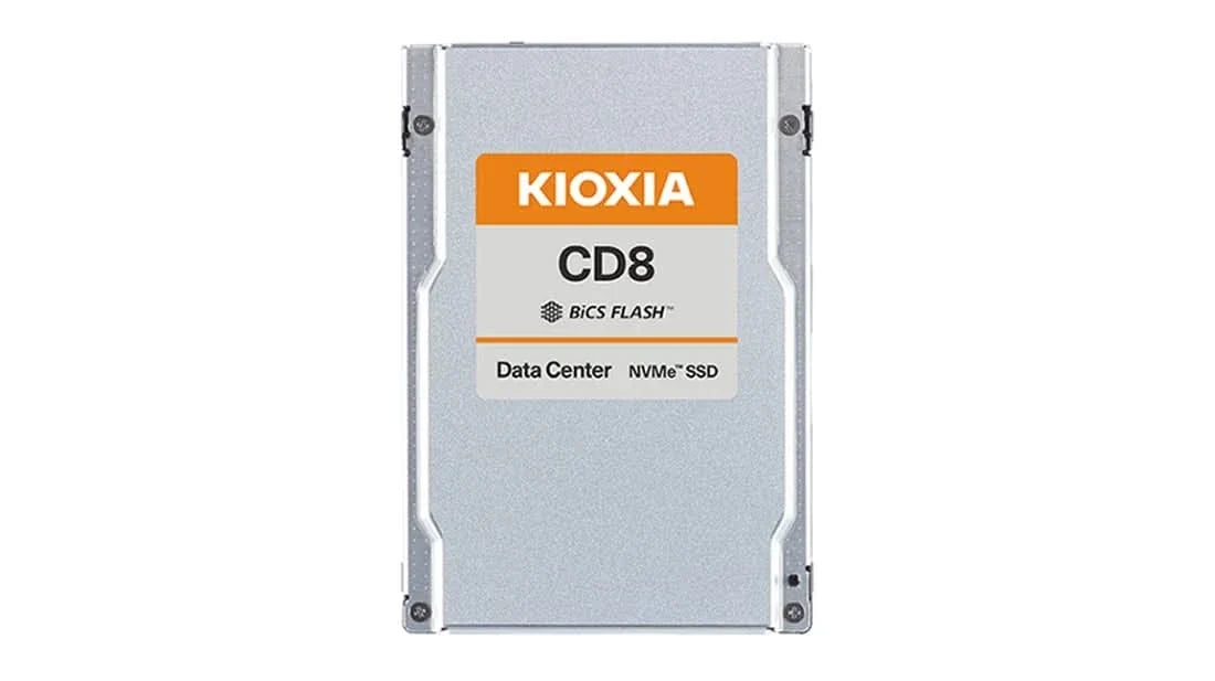KIOXIA KCD81RUG1T92 CD8-R 1.92TB PCI Express 4.0 x4 2.5 Solid State Drive