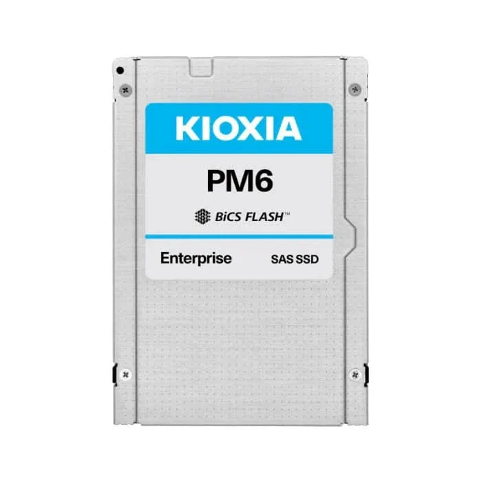 Kioxia KPM6XRUG15T3 PM6-R 15.36TB 24Gb/s SAS 2.5-Inch Read Intensive Internal SSD