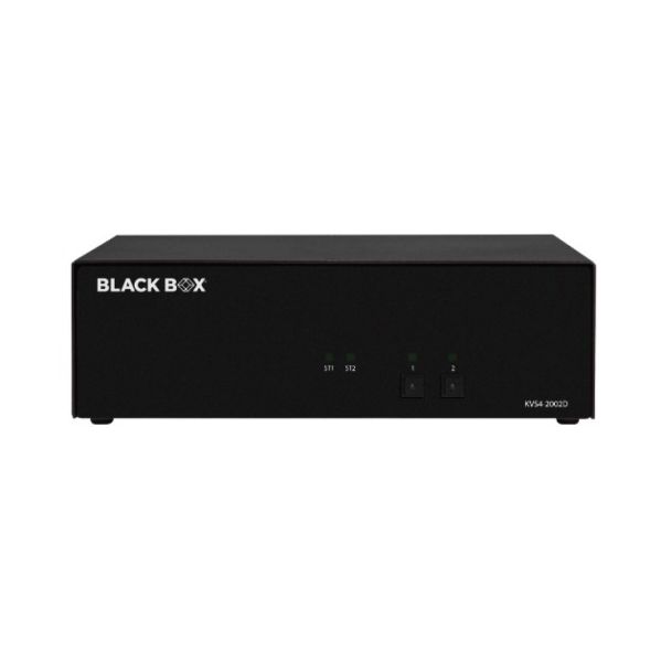 KVS4-2002D - Black Box Secure Kvm Switch - 2-Port, Dual-Monitor, Dvi-I