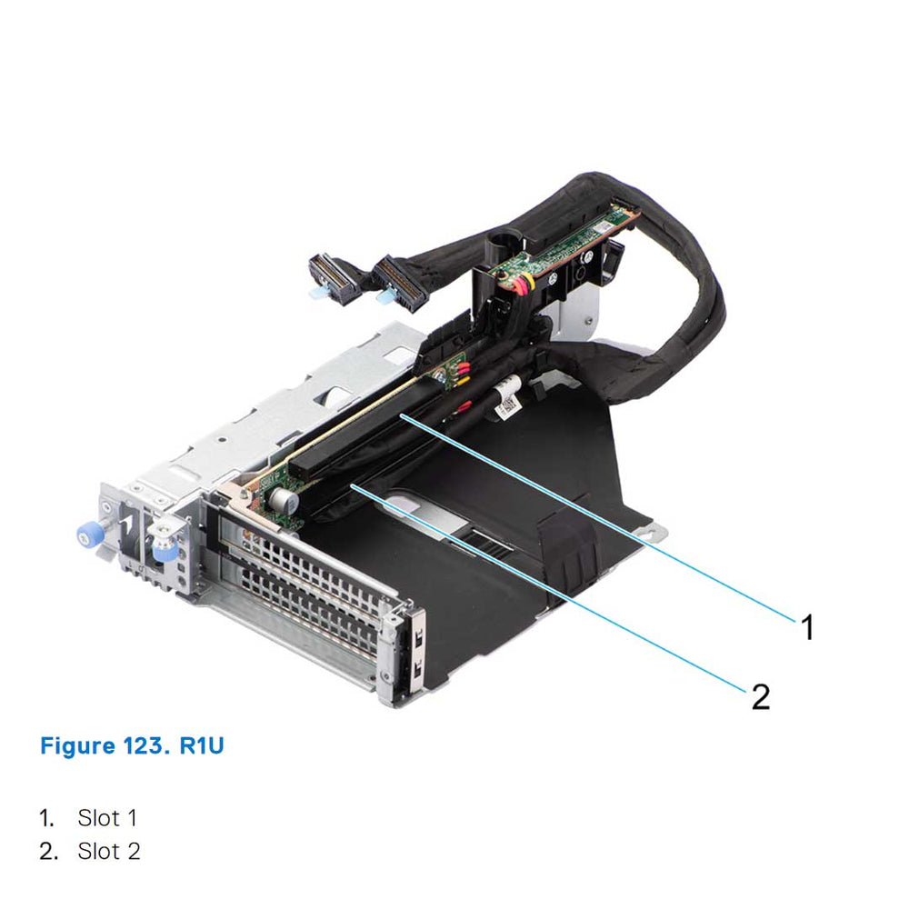 KXXPG - Riser 1U 2x8 PCI-e 4.0 (R1U) | Refurbished Dell PowerEdge R7625