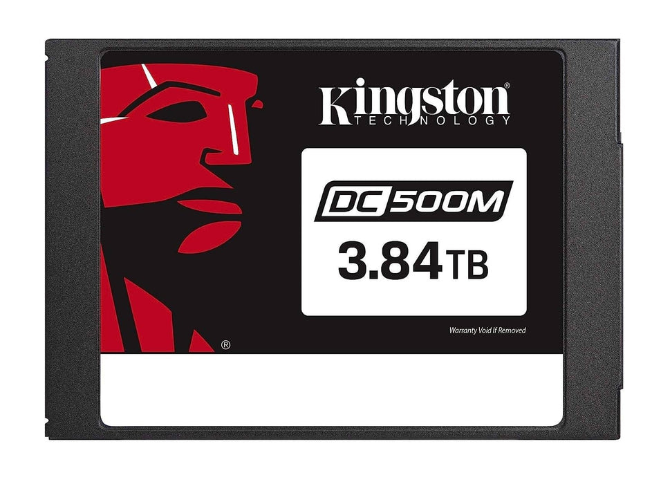 Kingston DC500M 3.84TB SATA 6Gb/s Mixed Use 3D NAND TLC (SED / AES-256 / PLP) 2.5-inch Solid State Drive (SSD) - SEDC500M/3840G