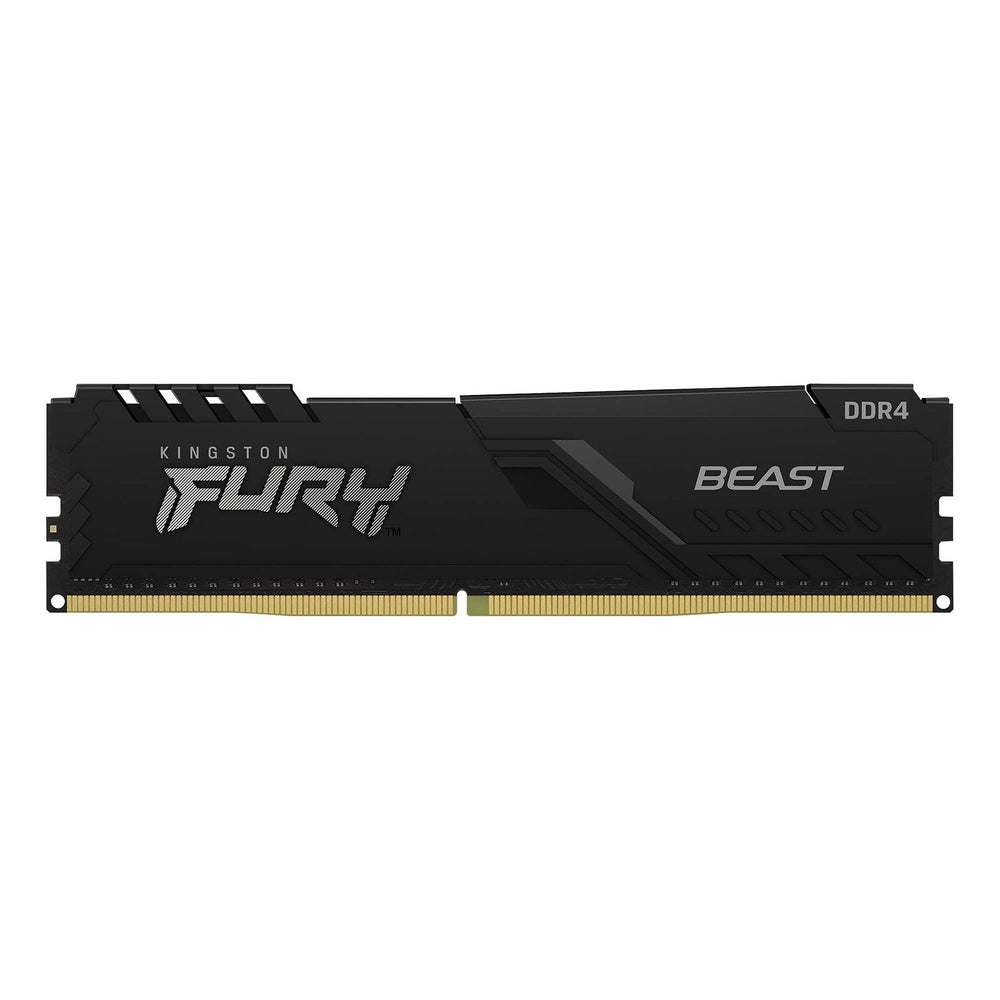 Kingston Fury Beast 64GB (32GB x2) 3200MHz DDR4 PC4-25600 Non-ECC CL16 288-Pin DIMM 1.35V Dual Rank Memory Module - KF432C16BBK2/64