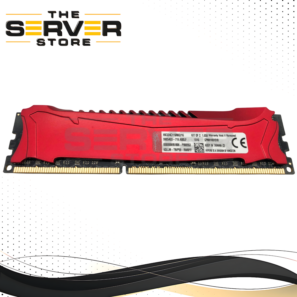 Kingston HyperX Savage 8GB DDR3 2400MHz PC3-19200 Desktop RAM HX324C11SRK2-16