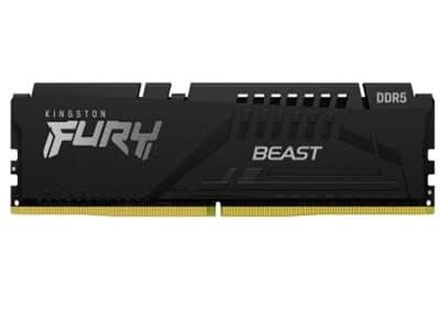 Kingston KF556C40BBK2-128 FURY Beast Black 128GB 5600MT/s DDR5 CL40 DIMM RAM Module