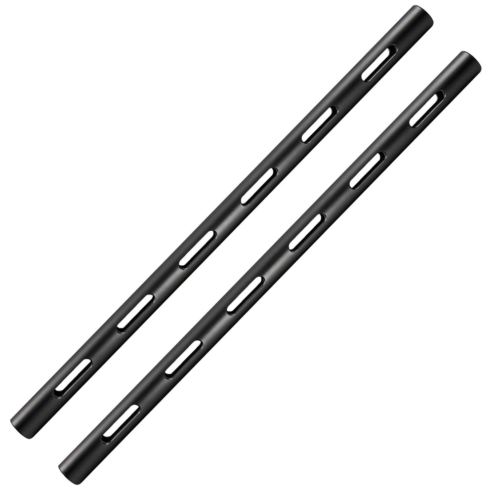 Kondor Blue 12'' PPSH 15MM Rod (Threaded, Black, 2 Pack)