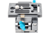 Kondor Blue 15mm LWS Arri/501 Side Loading Baseplate for Red Komodo, BMPCC & Mirrorless (Space Gray)