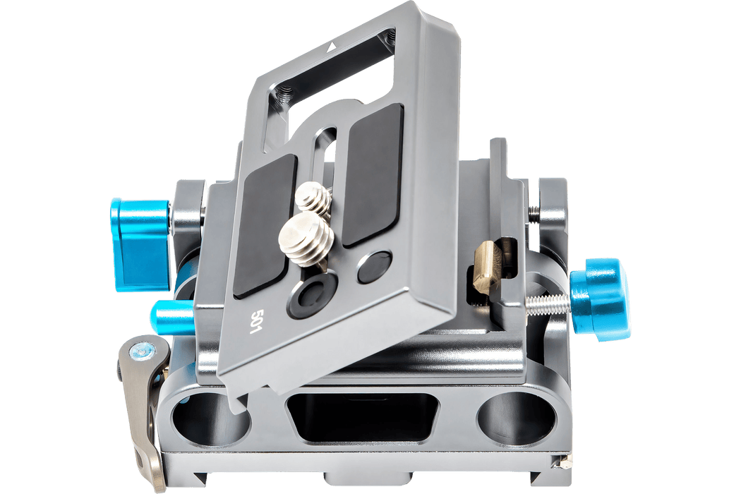 Kondor Blue 15mm LWS Arri/501 Side Loading Baseplate for Red Komodo, BMPCC & Mirrorless (Space Gray)
