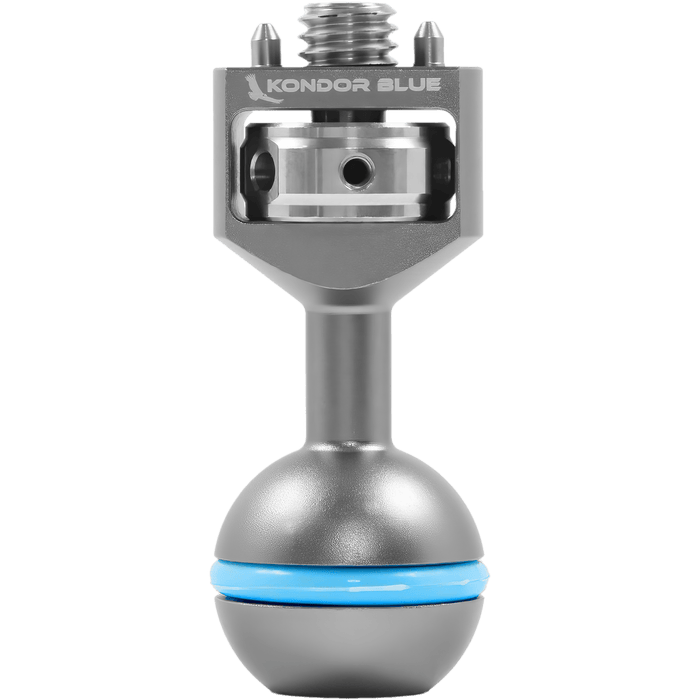 Kondor Blue 3/8" Ball Head with Locating Pins for Magic Arms (Space Gray)