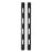 Kondor Blue 8'' PPSH 15mm Rod (Threaded, Black, 2 Pack)