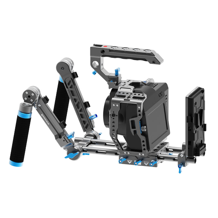 Kondor Blue Blackmagic Pocket 6K Pro Cage with Top Handle (Space Gray)