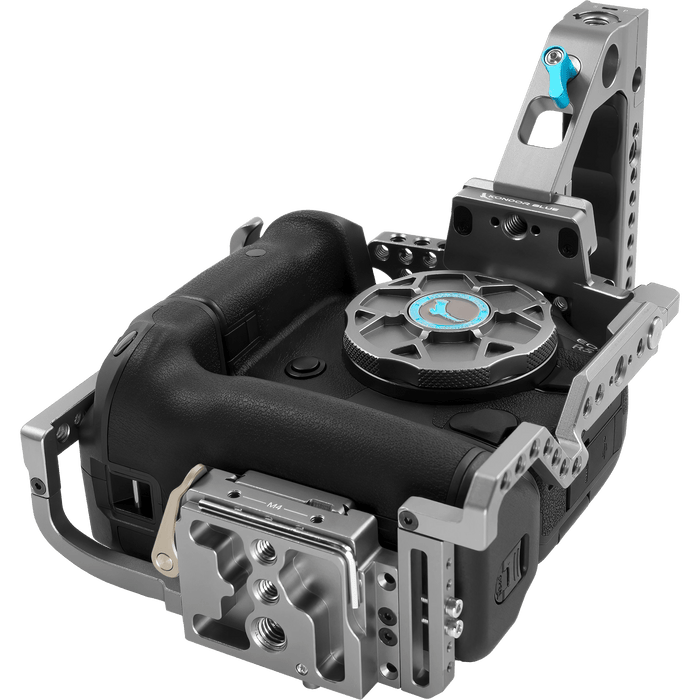 Kondor Blue Canon R5/R6 Battery Grip Cage with Top Handle (Space Gray)