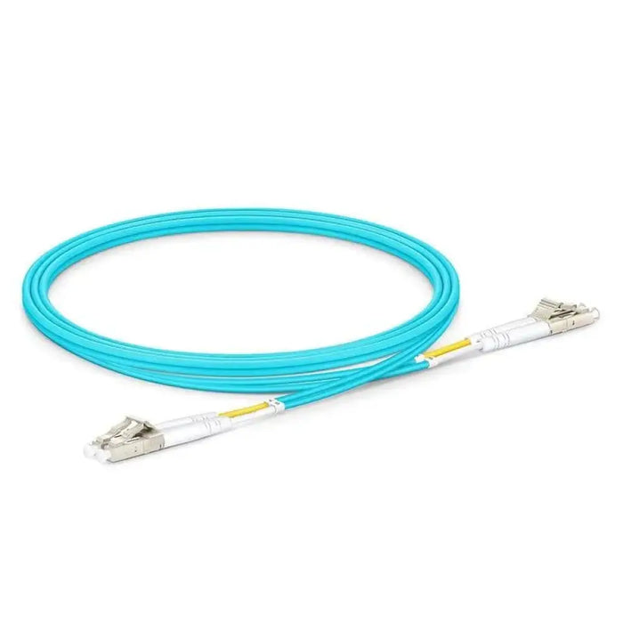 LC to LC OM3 10Gb Multimode Duplex Fiber Patch Cable 50/125 3M Aqua - GMD5LCLC2-03 - New
