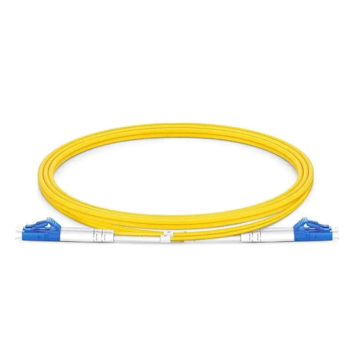 LC to SC OS2 Single Mode Duplex Fiber Patch Cable 9/125 1m (3ft) 2mm PVC - FSD9LCSC2-01 - New
