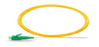 LC APC Simplex OS2 Single Mode PVC (OFNR) 0.9mm Fiber Optic Pigtail