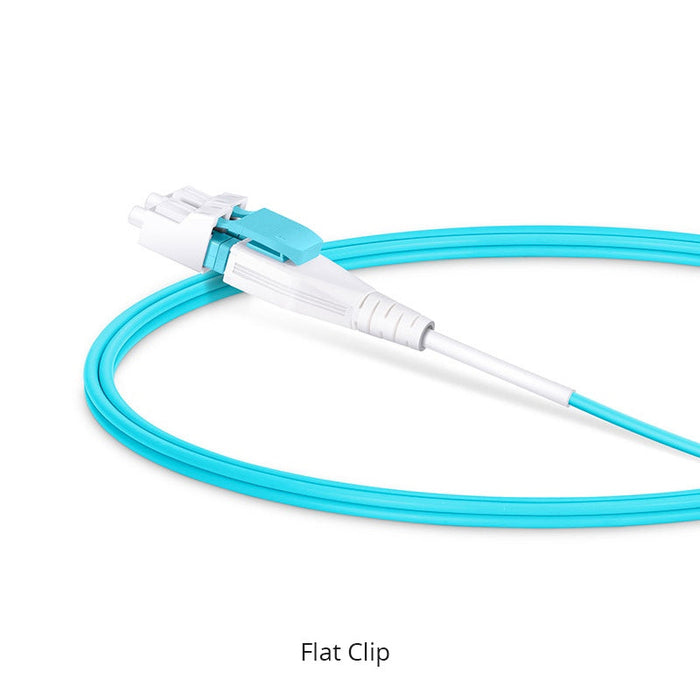 MDC-LC UPC Flat Clip Uniboot, Multimode 50/125 Micron OM4 2.0mm PVC/LSZH Fiber Patch Cable