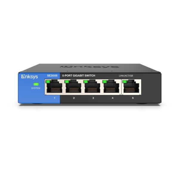 LGS105 - Linksys 5-Ports 10/100/1000BASE-T Ethernet Network Switch
