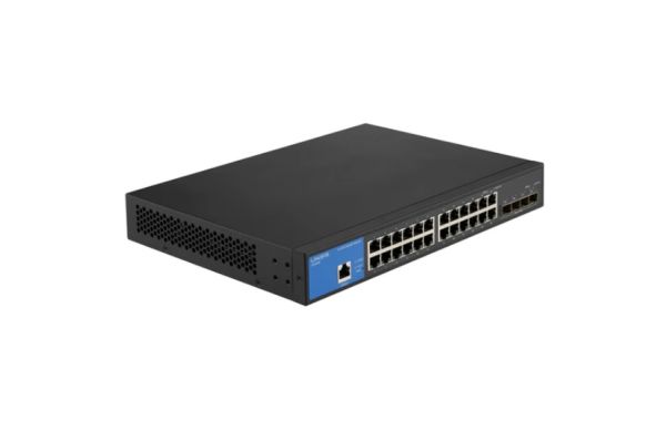 LGS328C - Linksys 24-Ports 10/100/1000BASE-T Ethernet Network Switch with 4-Ports SFP+