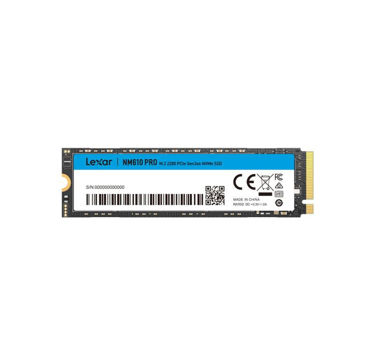 Lexar LNM610P002T-HNNNU NM610 PRO 2TB PCIe 3.0 M.2 2280 SSD