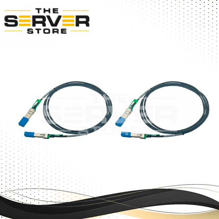 (LOT OF 2) HPE Amphenol SFP+28Gb 2.5m (8.2ft) Passive Assembly Cable R0X15A