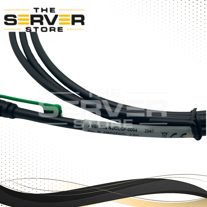(LOT OF 2) HPE Amphenol SFP+28Gb 2.5m (8.2ft) Passive Assembly Cable R0X15A