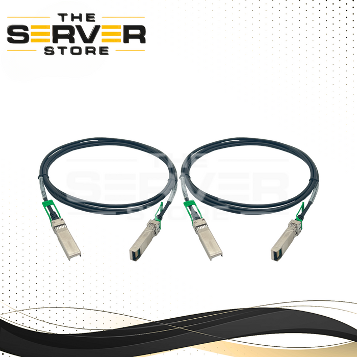 (LOT OF 2) HPE Amphenol SFP+28Gb 2.5m (8.2ft) Passive Assembly Cable R0X15A