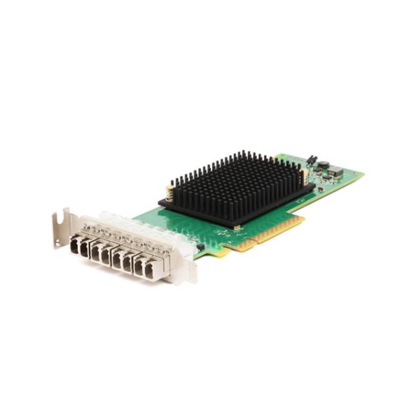 LPE31004-M6 - Broadcom Quad-Ports 16GbE SFP+ Fibre Channel PCI-Express 3.0 x8 Low Profile Host Bus Adapter (HBA)