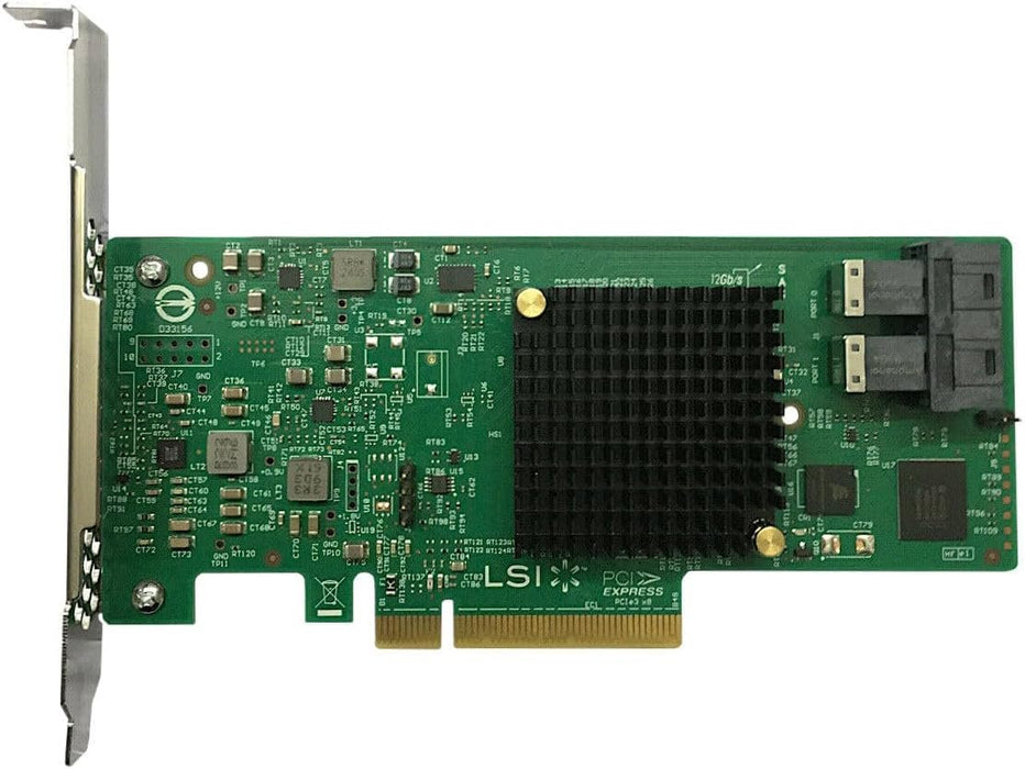 LSI Logic 8-Ports SATA 6Gb/s / SAS 12Gb/s PCI-Express 3.0 x8 Low Profile Host Bus Adapter (HBA) - 9300-8I
