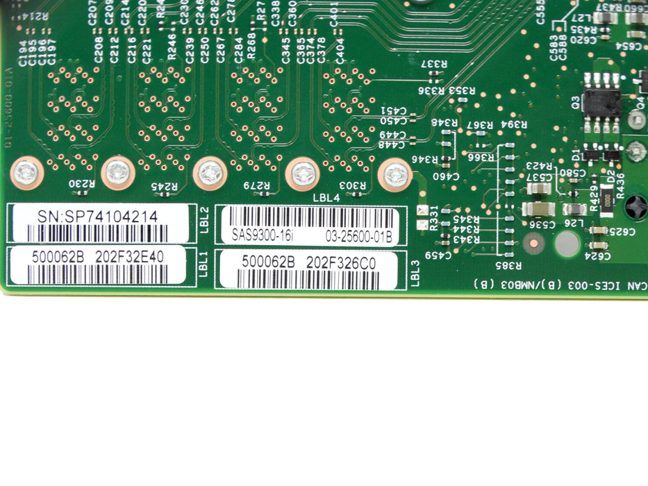 LSI SAS 9300-16I 12GB/S SATA+SAS HBA Host Bus Card 03-25600-01B SAS9300-16I