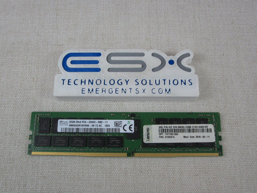 Lenovo 01DE974 ThinkSystem 32GB 2Rx4 PC4-2666V TruDDR4 Server Memory