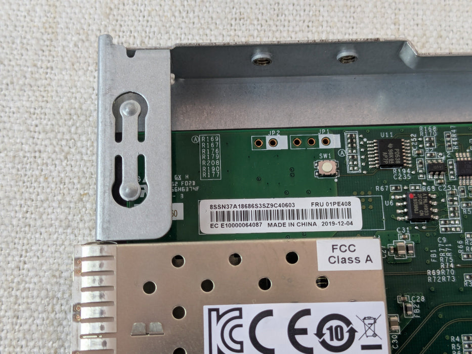 Lenovo 01PE408 ThinkSystem 10GB SFP+ 2-Port LOM Adapter SR530 SR550