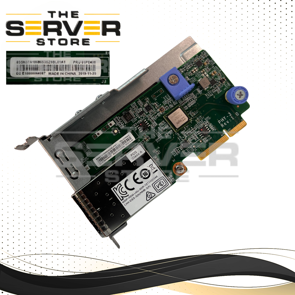Lenovo 2 Port 10GbE SFP+ LOM Network Card For Think System Servers SR590, SR588, SR650, SR530 01PE408