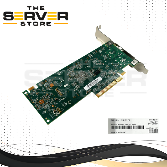 Lenovo Emulex LPe35000 32Gb Gen 7 Single-Port FC PCIe 4.0 + SFP28 HBA 01PE579