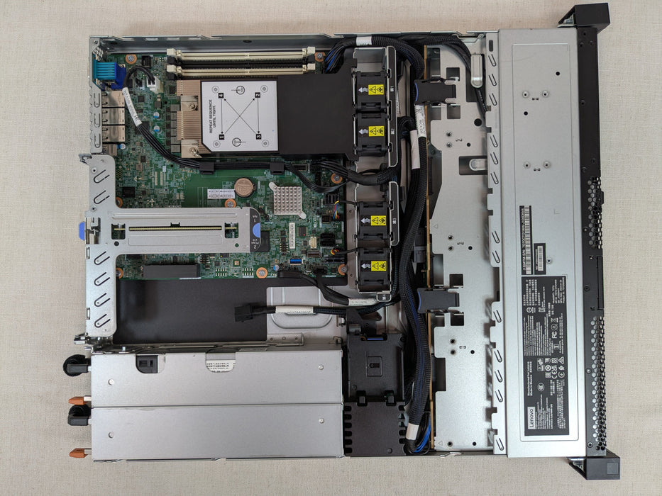Lenovo SR250 V2 4LFF 1U CTO Server – 1x Heatsink, 2x 450W, 03KH737 Board