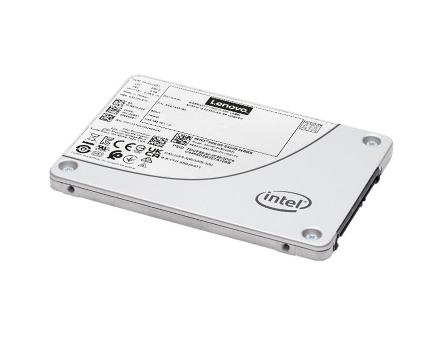 Lenovo ThinkSystem 480GB SATA 6Gb/s Mixed Use 3D NAND TLC (AES-256 / PLP) Trayless 2.5-inch Solid State Drive (SSD) - 4XB7A77060
