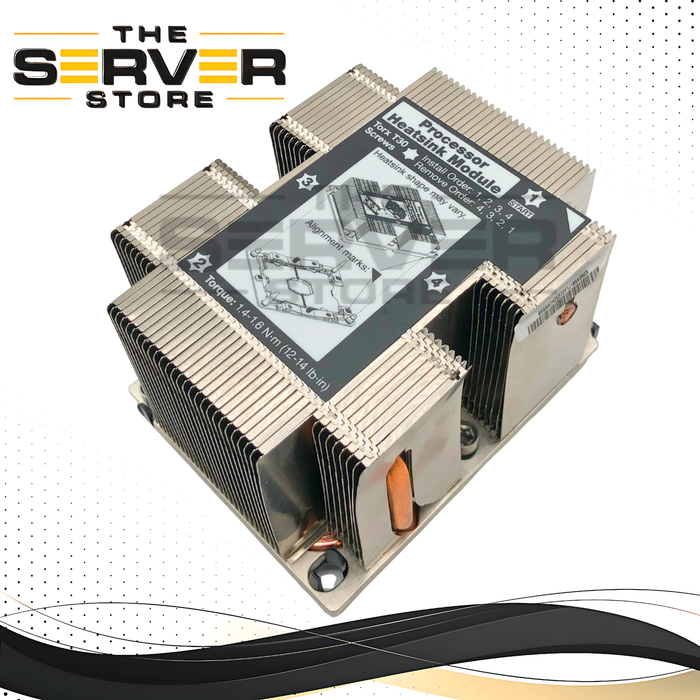 Lenovo ThinkSystem SR550 / SR590 / SR650 High Performance CPU Heatsink. P/N: 1KP653.